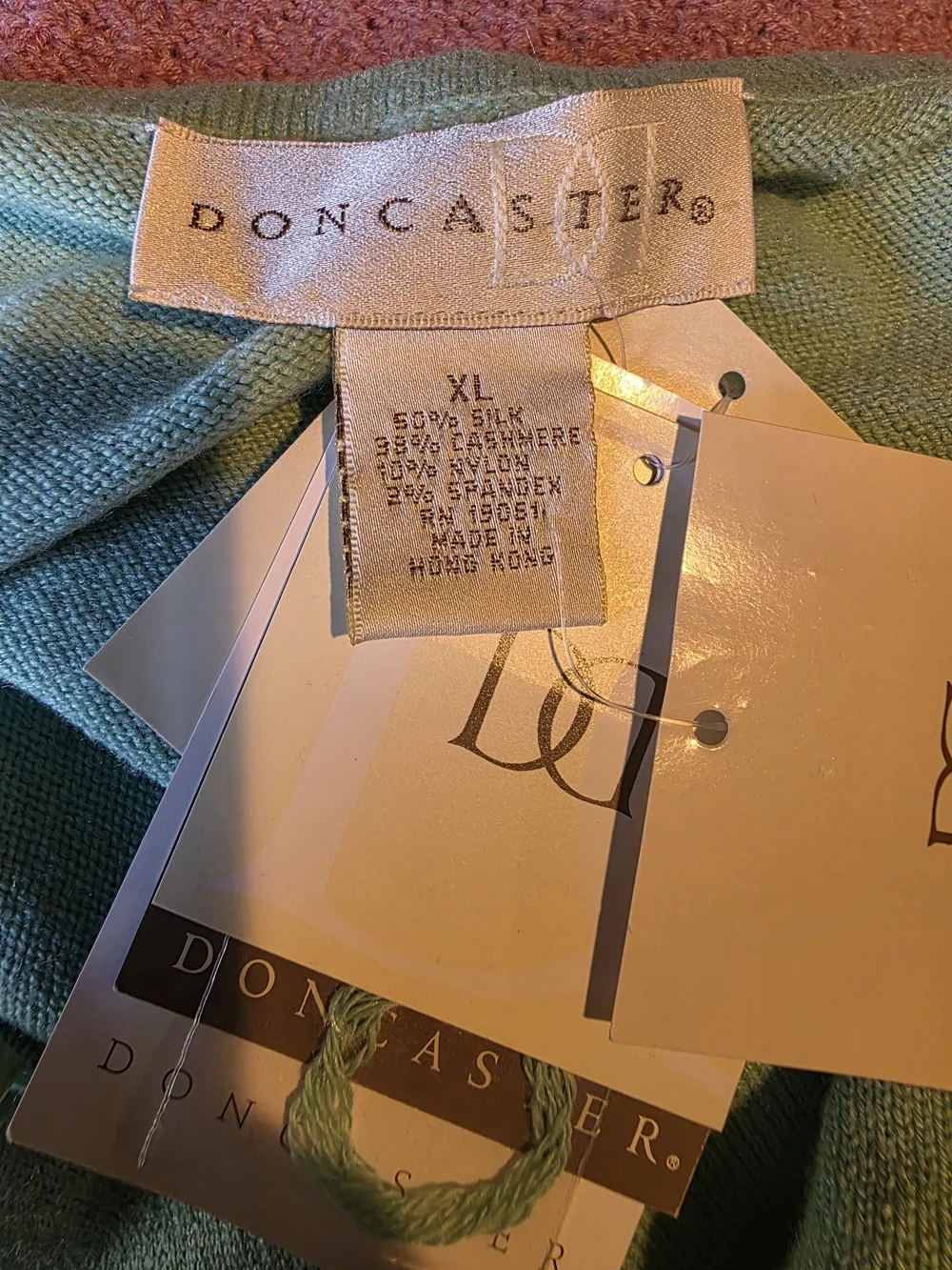 Doncaster Mint Silk And Cashmere Blend Beaded-Neck Sleeveless Tank